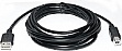    USB 2.0 AM/BM 3.0m Pro black REAL-EL (EL123500027)