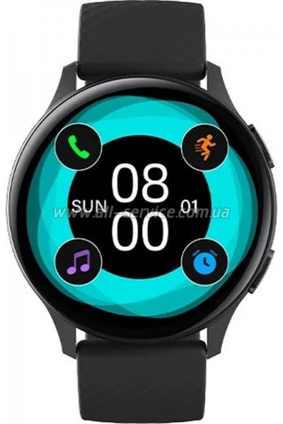 - iMiki KW66pro Black Silicone Strap