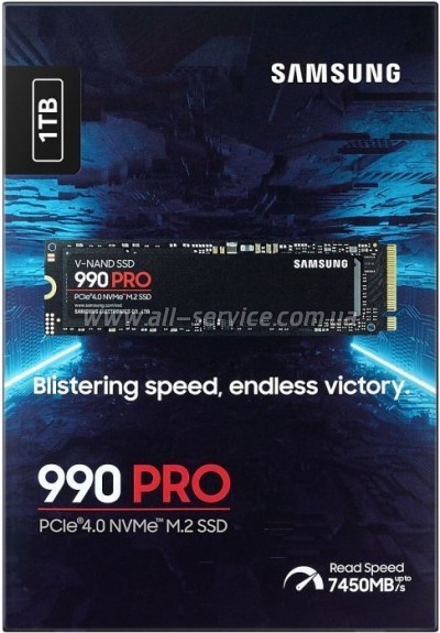  SSD M.2 2280 1TB 990 PRO Samsung (MZ-V9P1T0BW)