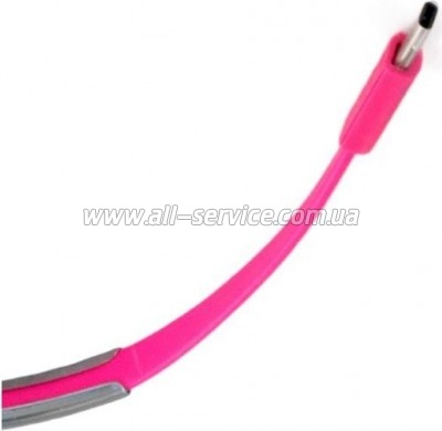 ���� ������ USB 2.0 AM to USB-C 0.18m pink Extradigital (KBU1780)