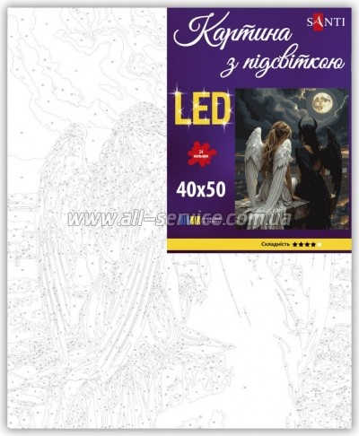 ������� �� ������� Santi "����� � �����" 40�50�� LED (956658)