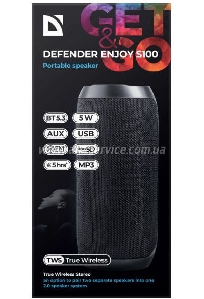   Defender Enjoy S100 Bluetooth Black (65101)