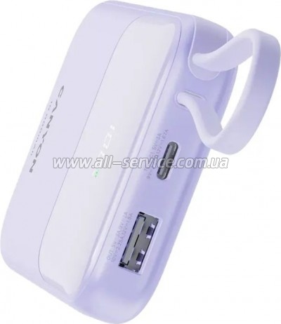   Canyon 10000mAh OnPower 101 PD/22.5W built-in cable Purple (CNS-CPB101PU)