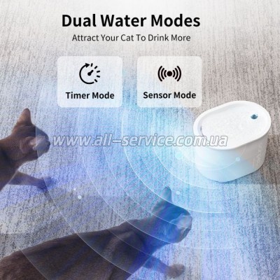   Uah Pet Glow Wireless Pet Fountain (UYSJ05QD)