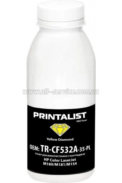  PRINTALIST HP CLJ M180/ M181/ M154  35 Yellow (TR-CF532A-35-PL)
