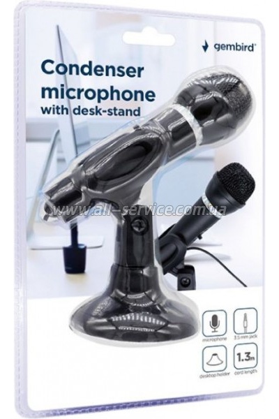  Gembird MIC-D-04 Black (MIC-D-04)