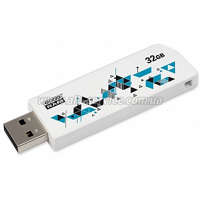  Goodram 32GB Cl!ck White USB 2.0 (UCL2-0320W0R11)