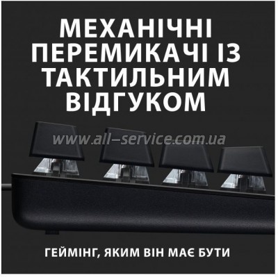  Logitech G413 TKL SE Mechanical Tactile Switch USB UA Black (920-010446)