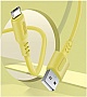 ���� ������ USB 2.0 AM to Micro 5P 1.0m soft silicone yellow ColorWay (CW-CBUM043-Y)