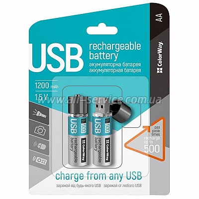  ColorWay AA USB 1200  1.5 (Li-Polymer) (2) (CW-UBAA-02)