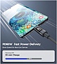 ���� ������ USB-C to USB-C 1.2m PD60W digital display nylon gray Choetech (XCC-1068-GY)