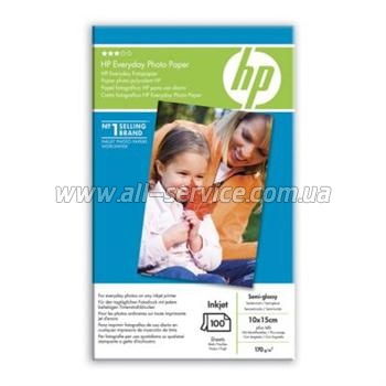  HP 10x15cm Everyday Photo Paper Semi-glossy 100.