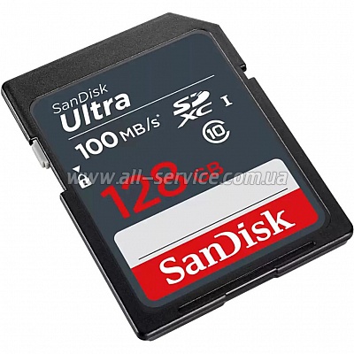   SanDisk 128GB SDXC class 10 UHS-1 (SDSDUNR-128G-GN3IN)