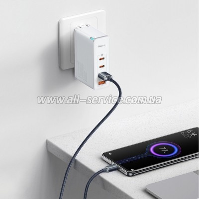 ���� ������ USB 2.0 AM to USB-C 1.2m 100W black Baseus (CAJY000401)