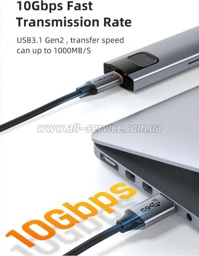 ���� ������ USB 3.1 AM to USB-C 1.5m Cabletime (CA915231)