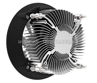 ���������� ID-Cooling DK-03i PWM Blue, 130�130�68��, 4-pin ����� ����.