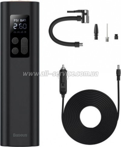   Baseus Super Mini Inflator Pump Black (CRCQ000001)