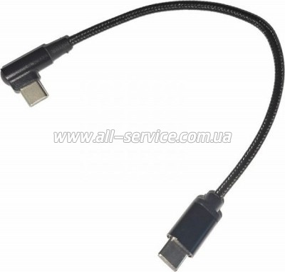 ���� ������ USB-C to USB-C 0,2m angle Cablexpert (CC-USB2-CMCML-0.2M)