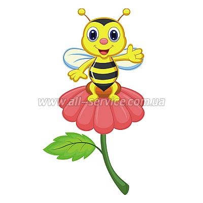   Glozis Bee on a Flower (E-100)