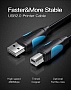 ������ ��� �������� USB 2.0 AM/BM 2.0m black Vention (VAS-A16-B200)