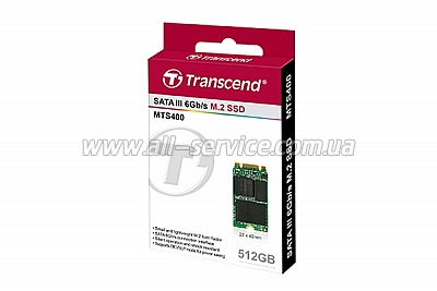 SSD  128GB Transcend M.2 MTS400 2242 SATA MLC (TS128GMTS400S)