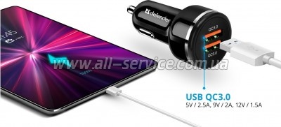 �������� ������� Defender UCA-80 black 36W (83832)