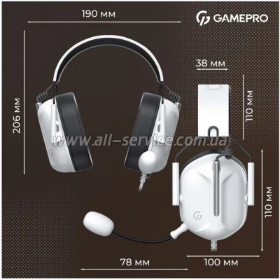 �������� GamePro Genesis Hunter White (HS1350W)