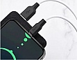 ���� ������ USB 2.0 AM to USB-C 2.0m 3A silicone X21 Plus black+white HOCO (6931474713889)