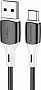 ���� ������ USB 2.0 AM to USB-C 1.0m 3A silicone BX79 black BOROFONE (6974443384789)