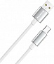���� ������ USB 2.0 AM to USB-C 2.0m 3A zinc alloy braided white ColorWay (CW-CBUC099-WT)