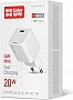 �������� ������� ColorWay C101C GaN Mini 20W PD PPS USB-C white (CW-CHS059PD-WT)