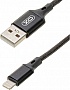 Дата кабель USB 2.0 AM to Lightning 1.0m NB143 Braided Black XO (XO-NB143i1-BK) Дата кабель USB 2.0 AM to Lightning 1.0m NB143 Braided Black XO (XO-NB143i1-BK)