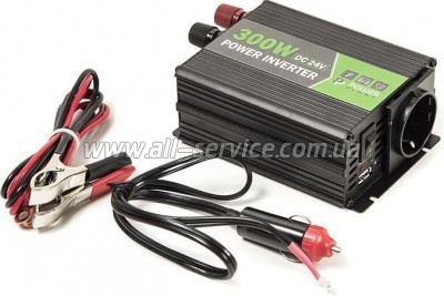   24V/220V 300W, USB 5V 1A, HYM300-242 PowerPlant (KD00MS0002)