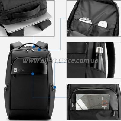  Tavialo 15.6" WARRIOR TD23 black (222224004)