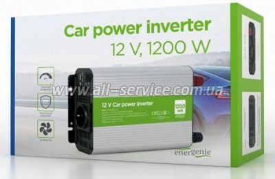 ������������� �������� EnerGenie 12V/220V 1200 �� (EG-PWC1200-01)