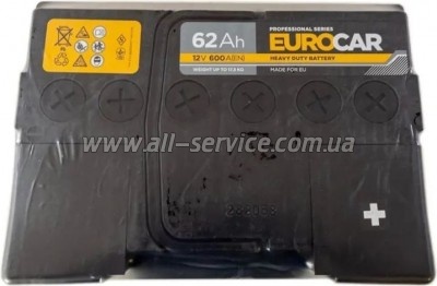 ����������� ������������� EUROCAR 6��-62�� (0) (-/+) (L2) 600�12V (E)