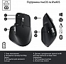  Logitech MX Master 3S Performance Wireless Mouse Bluetooth Graphite (910-006559)