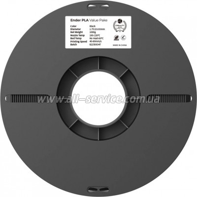 ������� ��� 3D-�������� Creality PLA 2x1��, 1.75��, white+black (3301010337)