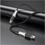 Дата кабель USB-C to USB-C 1.0m 3A PD 60W silicone black BOROFONE (6974443384802) Дата кабель USB-C to USB-C 1.0m 3A PD 60W silicone black BOROFONE (6974443384802)