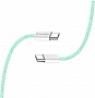 ���� ������ ColorWay USB-C to USB-C 1.0m 60W 3.0� green (CW-CBPDCC061-G)
