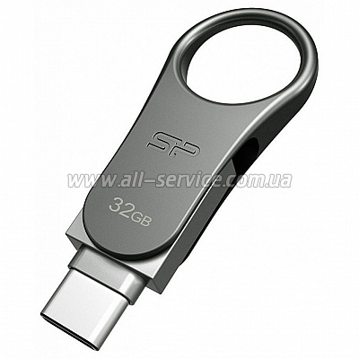  32GB SILICON POWER Mobile C80 Type-C,  (SP032GBUC3C80V1S)