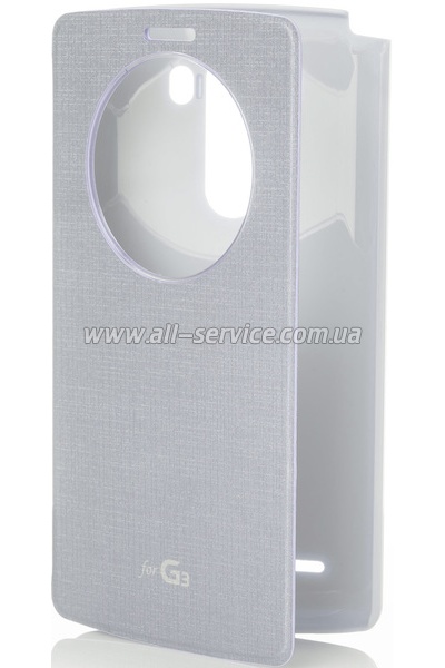  VOIA LG Optimus G 3 - Flip Case (Silver)
