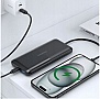   Choetech 10000mAh 22,5W, MicroUSB, USB-A, USB-C, build-in USB-C/Lightning cable (B654-BK)