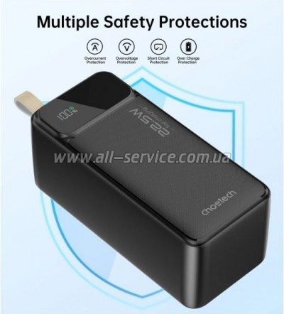 ������� ������������� Choetech 50000mAh, PD 22.5W (B732-ACBK)