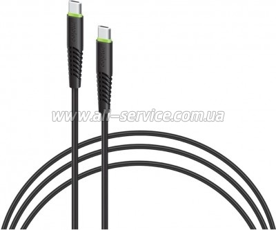 ���� ������ USB-C to USB-C 0.2m CBFLEXTT0 60W Intaleo (1283126559495)