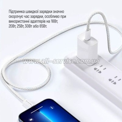   ColorWay USB-C to USB-C 1.0m 60W 3.0 grey (CW-CBPDCC061-GR)
