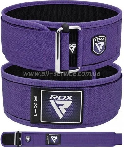   RDX RX1 Weight Lifting Belt Purple S (WBS-RX1PR-S)