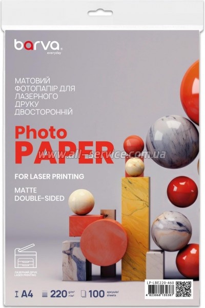 ���������� Barva Everyday Laser Matte double-sided 220�/� A4 100� (LP-LBE220-460)