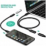 ���� ������ USB-C to USB-C 1.0m USB 3.1Gen2 100W US353 Black Ugreen (10387)