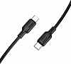 ���� ������ USB-C to USB-C 1.0m 60W silicone black BOROFONE (6941991115455)